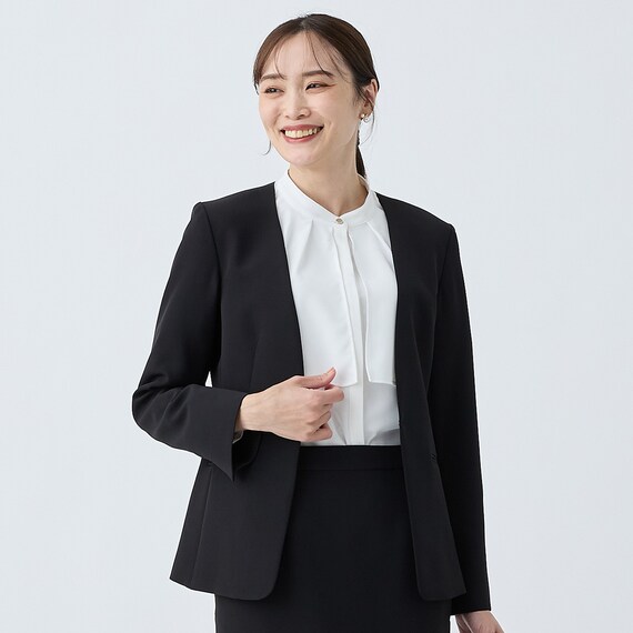 ケープ襟長袖ブラウス　(55109) 7枚目画像