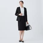 ケープ襟長袖ブラウス (55109) 8枚目画像