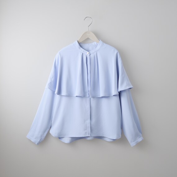 ケープ襟長袖ブラウス　(55109) 11枚目画像