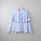 ケープ襟長袖ブラウス (55109) 11枚目画像