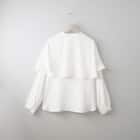 ケープ襟長袖ブラウス (55109) 12枚目画像