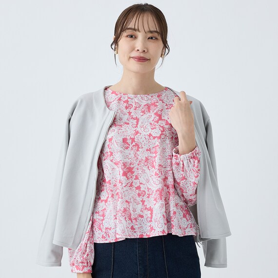 ストレッチスウェード調ブルゾン (15105) 7枚目画像