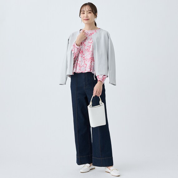 ストレッチスウェード調ブルゾン (15105) 9枚目画像