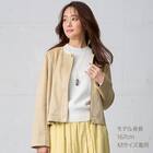 ストレッチスウェード調ブルゾン　(15105) 10枚目画像