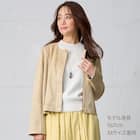 ストレッチスウェード調ブルゾン (15105) 15枚目画像