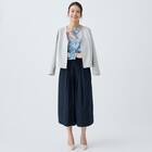 ストレッチスウェード調カーディガン　(85102) 4枚目画像