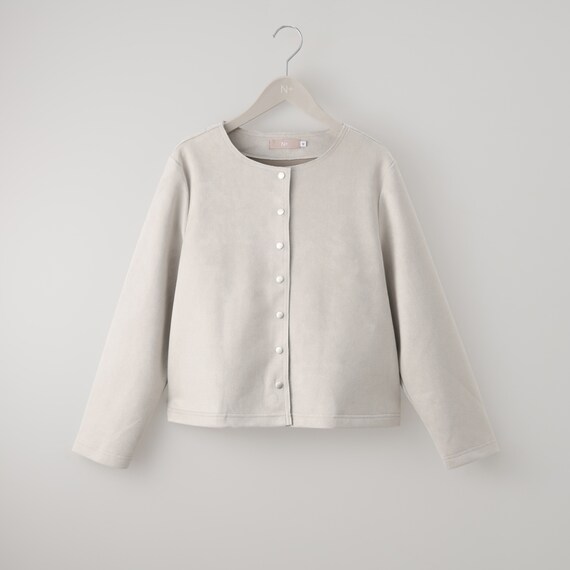 ストレッチスウェード調カーディガン　(85102) 13枚目画像