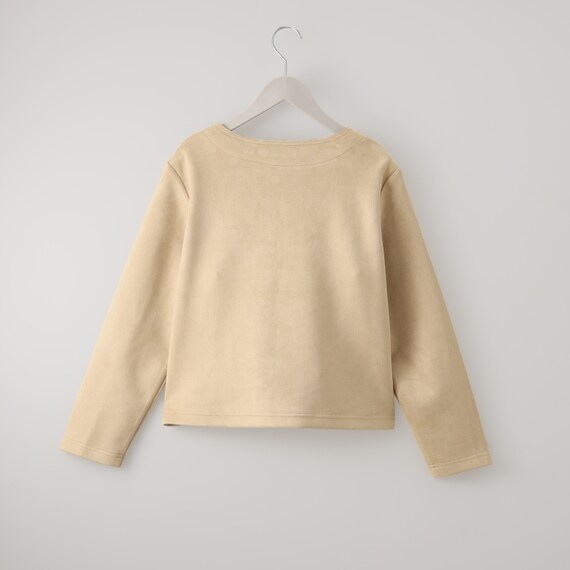 ストレッチスウェード調カーディガン　(85102) 14枚目画像