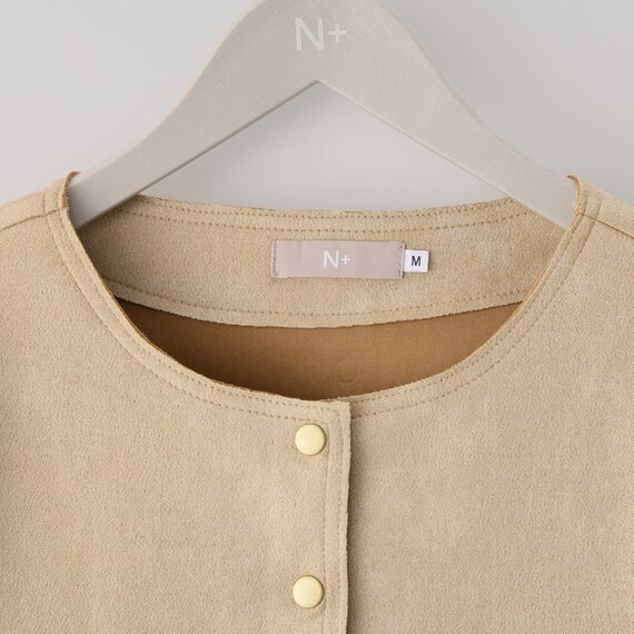 ストレッチスウェード調カーディガン　(85102) 17枚目画像