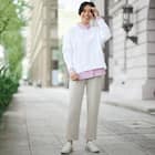 ハイパーニットクロップドパンツ (25110) 2枚目画像