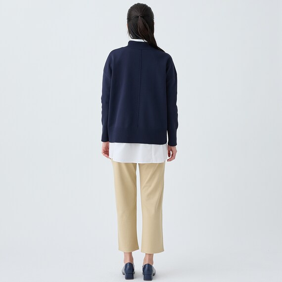 ハイパーニットクロップドパンツ　(25110) 7枚目画像