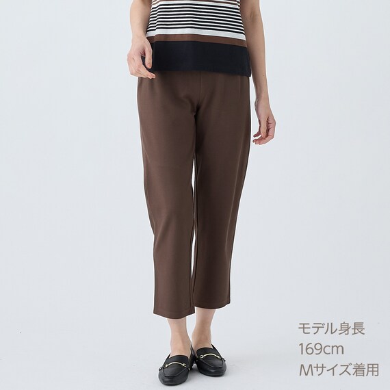 ハイパーニットクロップドパンツ　(25110) 8枚目画像