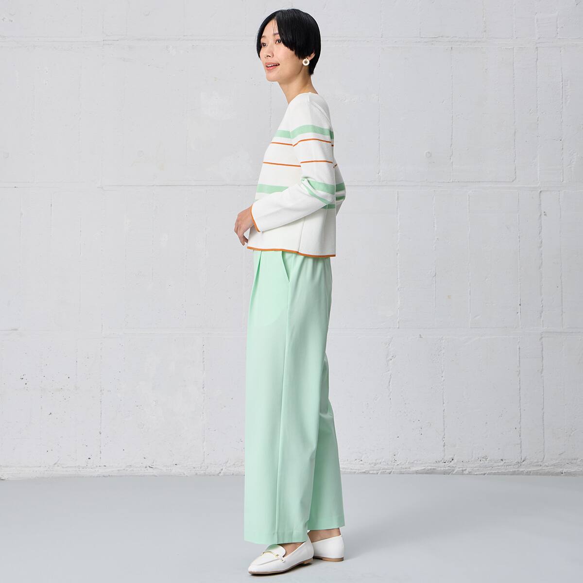 フロントタックワイドパンツ (25111) | ニトリネット【公式】 家具