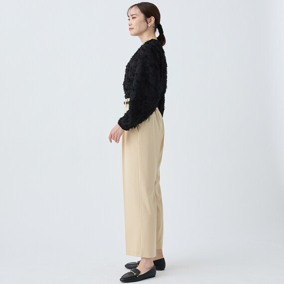 フロントタックワイドパンツ　(25111) 3枚目画像