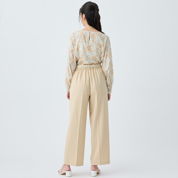 フロントタックワイドパンツ (25111) 8枚目画像