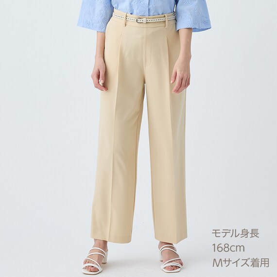 フロントタックワイドパンツ　(25111) 9枚目画像