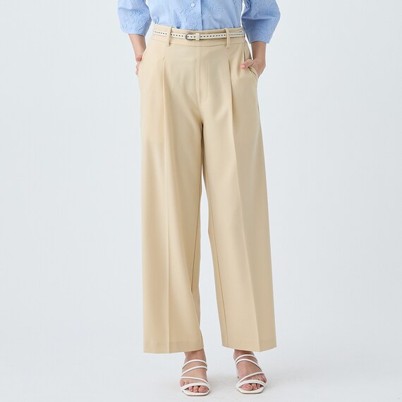 フロントタックワイドパンツ　(25111) 11枚目画像