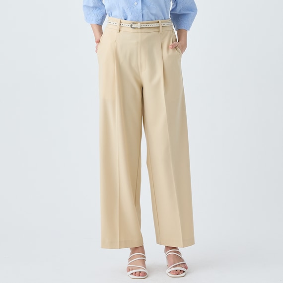 フロントタックワイドパンツ (25111) 11枚目画像