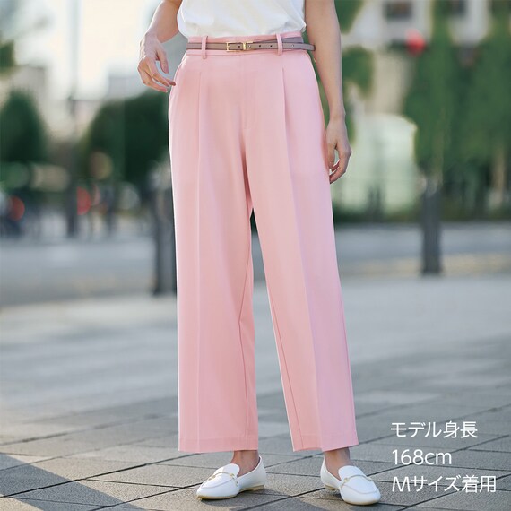 フロントタックワイドパンツ　(25111) 15枚目画像