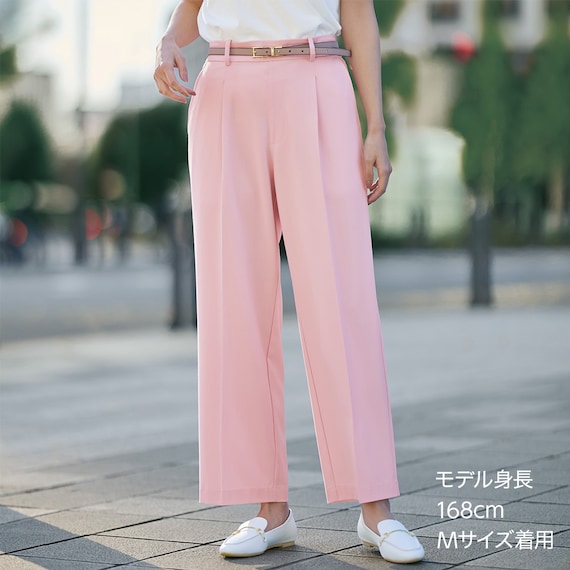 フロントタックワイドパンツ (25111) 15枚目画像