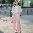 フロントタックワイドパンツ (25111) 17枚目画像