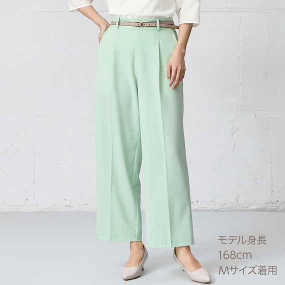 フロントタックワイドパンツ (25111) 18枚目画像