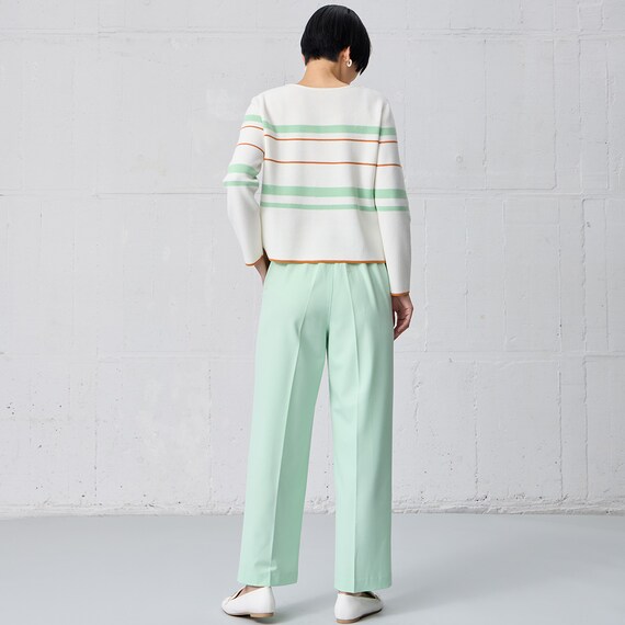 フロントタックワイドパンツ　(25111) 24枚目画像