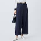 センタープレスワイドパンツ (25119) 3枚目画像