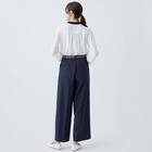 センタープレスワイドパンツ (25119) 6枚目画像