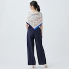 センタープレスワイドパンツ (25119) 10枚目画像