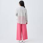 麻調セミワイドパンツショート丈　(25114) 9枚目画像