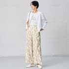 麻調セミワイドパンツショート丈 (25114) 28枚目画像