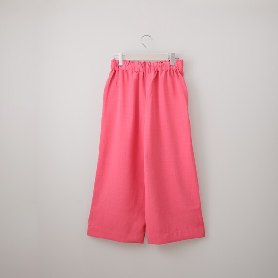 麻調セミワイドパンツショート丈　(25114) 33枚目画像