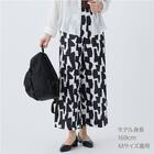 麻調セミワイドプリントパンツショート丈　(25116) 6枚目画像