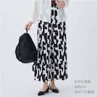 麻調セミワイドプリントパンツショート丈 (25116) 6枚目画像