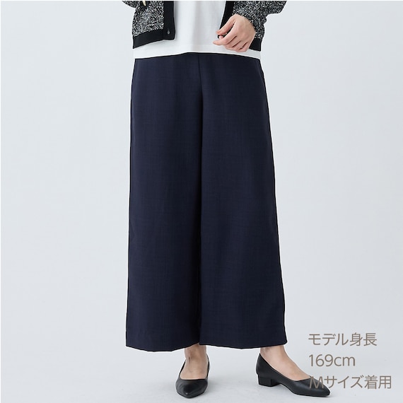 麻調セミワイドプリントパンツショート丈 (25116) 23枚目画像