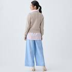 麻調セミワイドプリントパンツショート丈　(25116) 31枚目画像