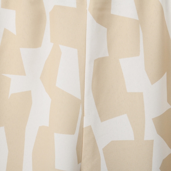 麻調セミワイドプリントパンツショート丈 (25116) 34枚目画像