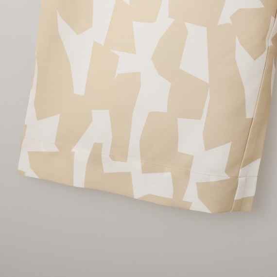 麻調セミワイドプリントパンツショート丈 (25116) 36枚目画像