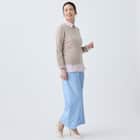 麻調セミワイドプリントパンツショート丈 (25116) 30枚目画像