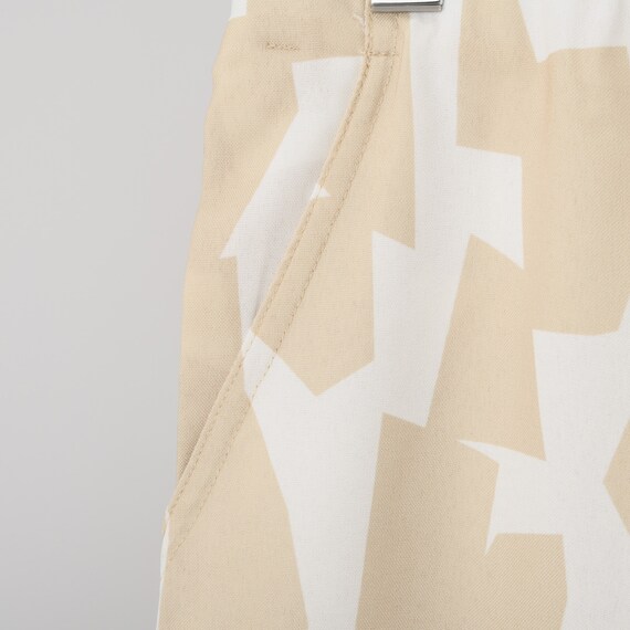 麻調セミワイドプリントパンツショート丈 (25116) 35枚目画像