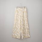 麻調セミワイドプリントパンツレギュラー丈　(25117) 32枚目画像