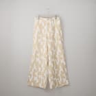 麻調セミワイドプリントパンツレギュラー丈 (25117) 32枚目画像