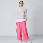 麻調セミワイドプリントパンツレギュラー丈 (25117) 11枚目画像