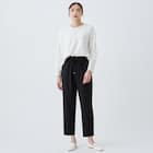 ウエストドロストテーパードイージーパンツ (25118) 4枚目画像