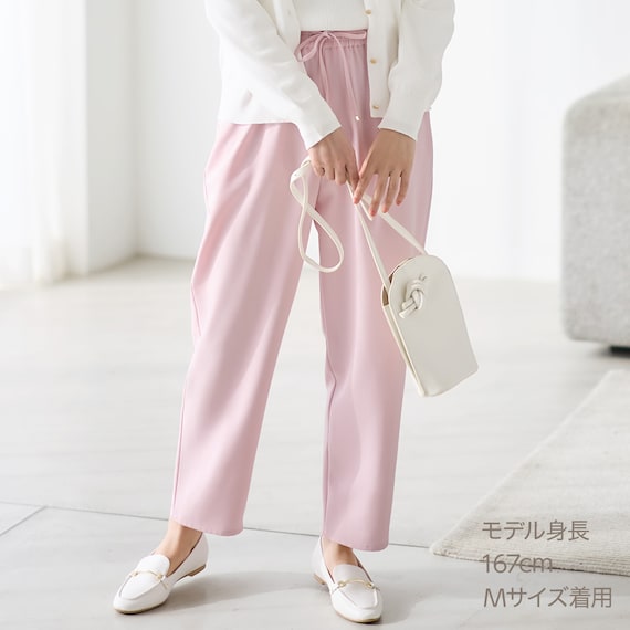 ウエストドロストテーパードイージーパンツ (25118) 11枚目画像