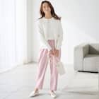 ウエストドロストテーパードイージーパンツ (25118) 12枚目画像