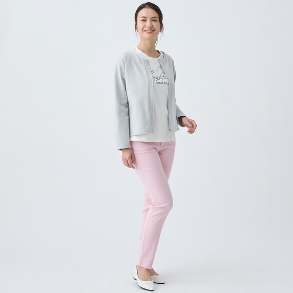 マジックベルトストレッチパンツ ショート丈　(25107) 4枚目画像