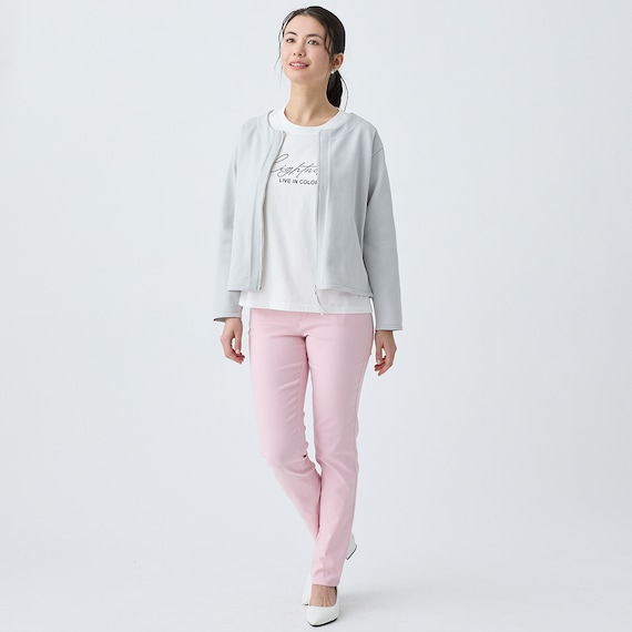 マジックベルトストレッチパンツ ショート丈 (25107) 5枚目画像