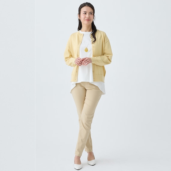 マジックベルトストレッチパンツ ショート丈 (25107) 2枚目画像